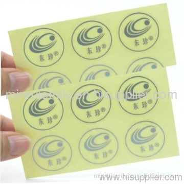 Custom Clear Labels With Silver Color Printing,custom Transparent Stickers 